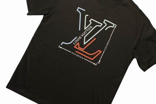 LV Designer Cotton Streetwear T-Shirt M-XXXL – Oversized Casual Fit