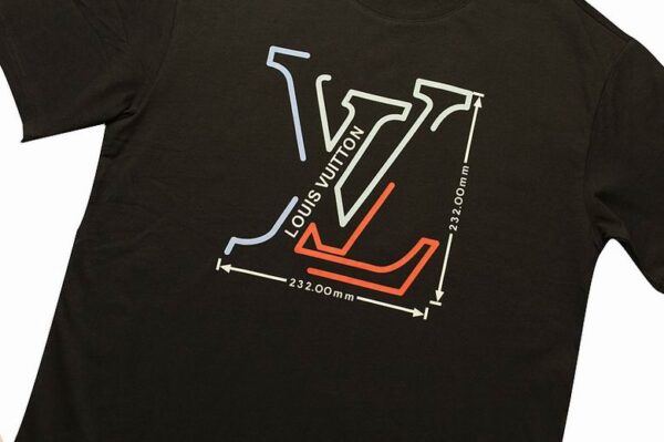 LV Designer Cotton Streetwear T-Shirt M-XXXL – Oversized Casual Fit