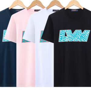 LV Oversized Luxury Cotton Tee M-XXXL – Designer Casual Streetwear