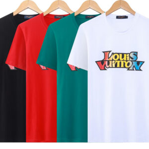 LV Minimal Streetwear Cotton Tee M-XXXL – Designer Style Oversized