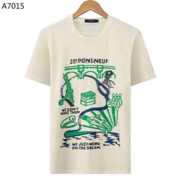 LV Luxury Oversized Cotton T-Shirt M-XXXL – Streetwear Designer Style