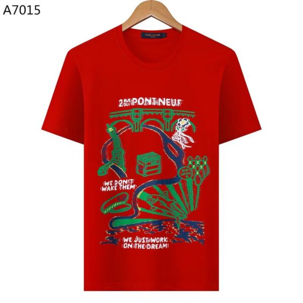 LV Luxury Oversized Cotton T-Shirt M-XXXL – Streetwear Designer Style