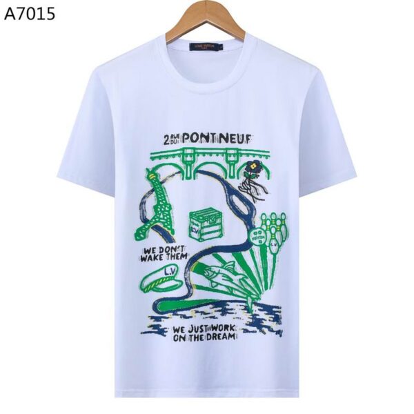 LV Luxury Oversized Cotton T-Shirt M-XXXL – Streetwear Designer Style