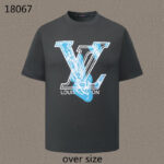 LV Luxury Casual Cotton Tee M-XXXL – Oversized Streetwear Style