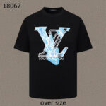 LV Luxury Casual Cotton Tee M-XXXL – Oversized Streetwear Style