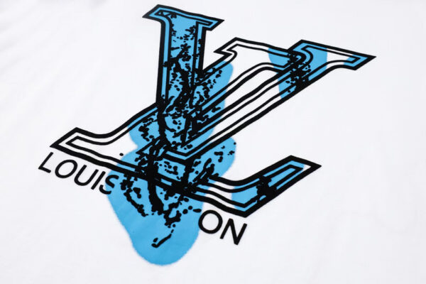 LV Luxury Casual Cotton Tee M-XXXL – Oversized Streetwear Style