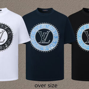 Louis Vuitton Style Cotton T-Shirt Men M–XXXL Casual Streetwear
