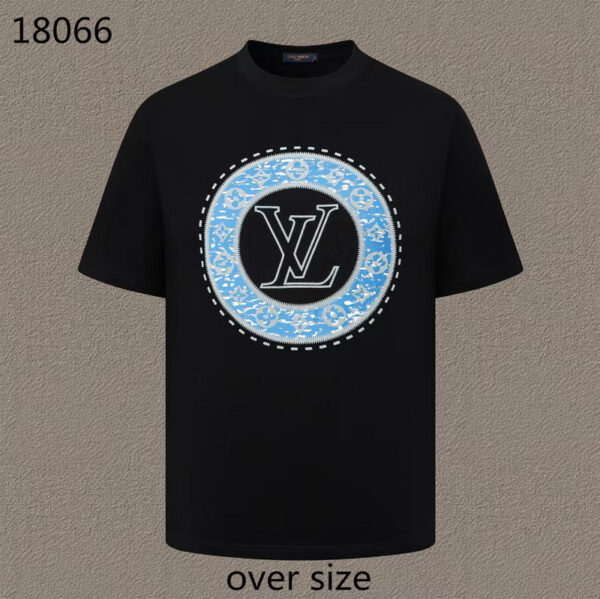 Louis Vuitton Style Cotton T-Shirt Men M–XXXL Casual Streetwear