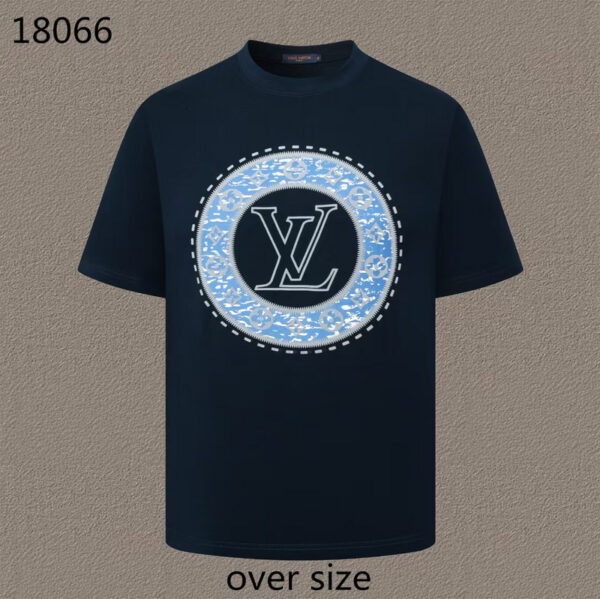 Louis Vuitton Style Cotton T-Shirt Men M–XXXL Casual Streetwear