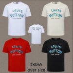 LV Style Oversized T-Shirt Premium Cotton M–XXXL Streetwear