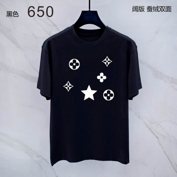 LV Premium Cotton T-Shirt M-XXXL – Luxury Streetwear Short Sleeve Tee