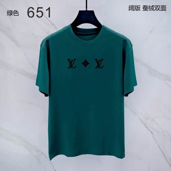 LV Premium Cotton T-Shirt M-XXXL – Luxury Streetwear Short Sleeve Tee