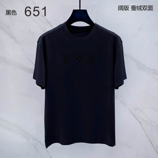 LV Premium Cotton T-Shirt M-XXXL – Luxury Streetwear Short Sleeve Tee