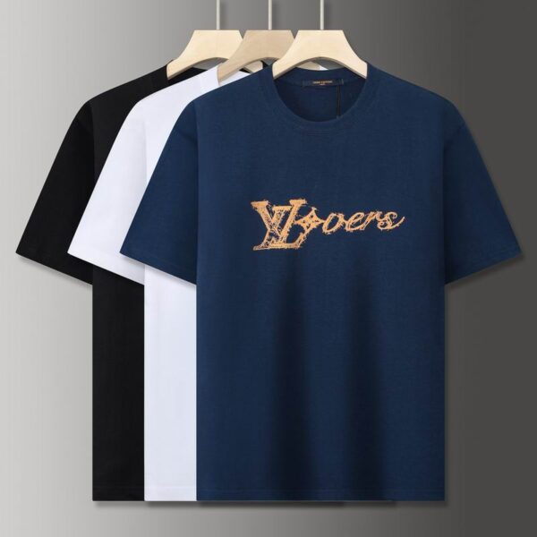 LV Inspired Oversized Cotton Tee M–XXXL Fashion
