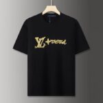 LV Style Casual T-Shirt Men Breathable Cotton M–XXXL