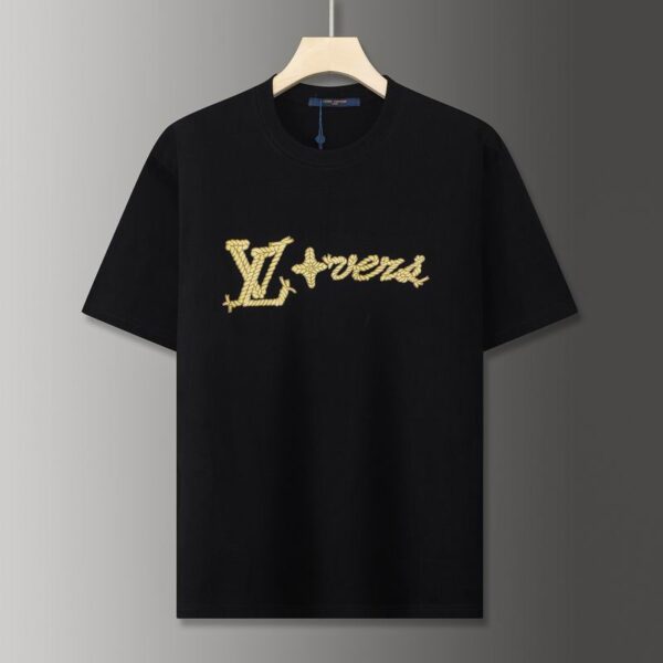LV Style Casual T-Shirt Men Breathable Cotton M–XXXL