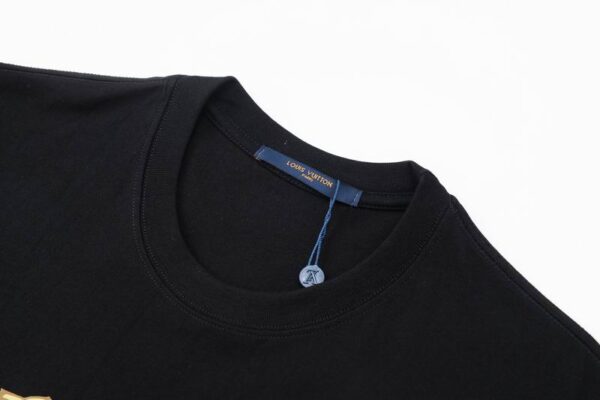 LV Style Casual T-Shirt Men Breathable Cotton M–XXXL