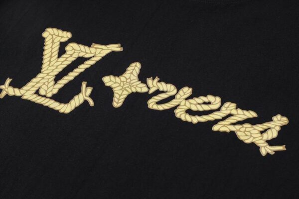 LV Style Casual T-Shirt Men Breathable Cotton M–XXXL