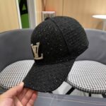 Luxury designer woven textured baseball cap, men's and women's adjustable embroidered fashionable duckbill cap