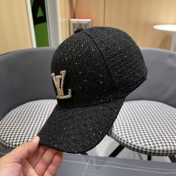 Luxury designer woven textured baseball cap, men's and women's adjustable embroidered fashionable duckbill cap
