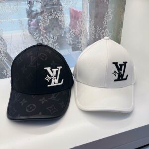 Luxury designer fashionable letter embroidered baseball cap, unisex casual cap