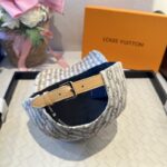 Luxury designer retro striped letter four season baseball cap with adjustable unisex fashion sun hat