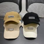 Luxury designer textured baseball cap for both men and women, casual and fashionable sun hat