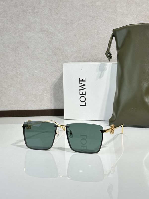 LOEWE Anagram Rimless Square Sunglasses