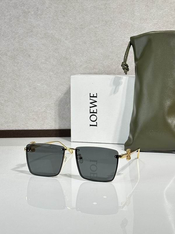 LOEWE Anagram Rimless Square Sunglasses