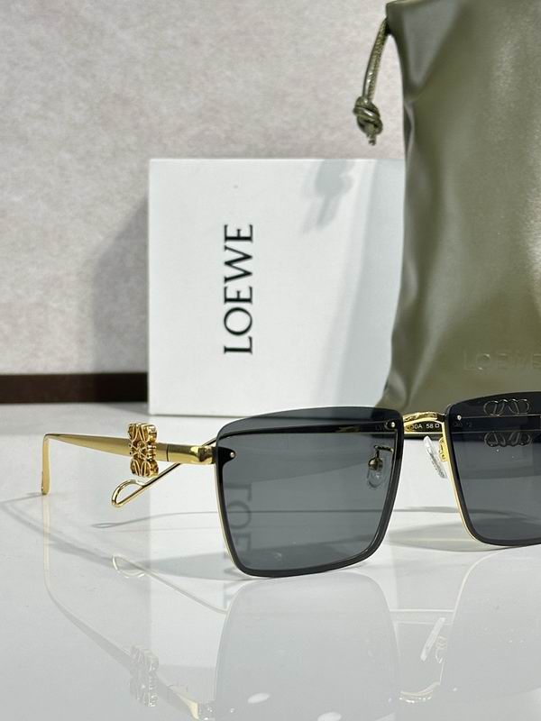 LOEWE Anagram Rimless Square Sunglasses