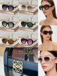 LOEWE Oval Anagram Sunglasses