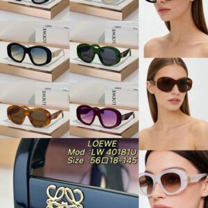 LOEWE Oval Anagram Sunglasses