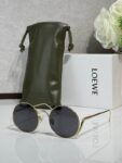 LOEWE Slim Round Metal Sunglasses