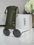 LOEWE Slim Round Metal Sunglasses