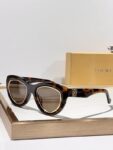LOEWE Gold Trim Cat-Eye Sunglasses – Unisex Luxury UV Protection