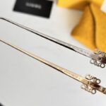 LOEWE Metal Pilot Sunglasses with Gold Anagram