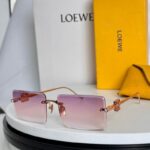 LOEWE Luxury UV Protection Rectangle Sunglasses