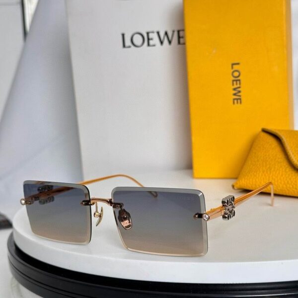LOEWE Luxury UV Protection Rectangle Sunglasses