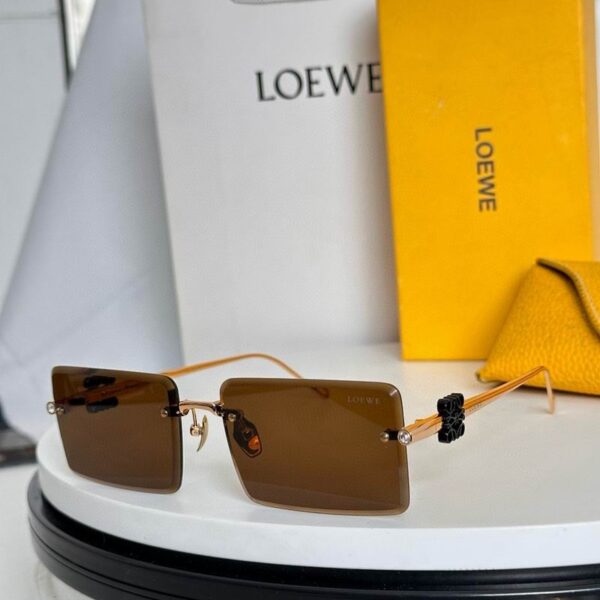 LOEWE Luxury UV Protection Rectangle Sunglasses