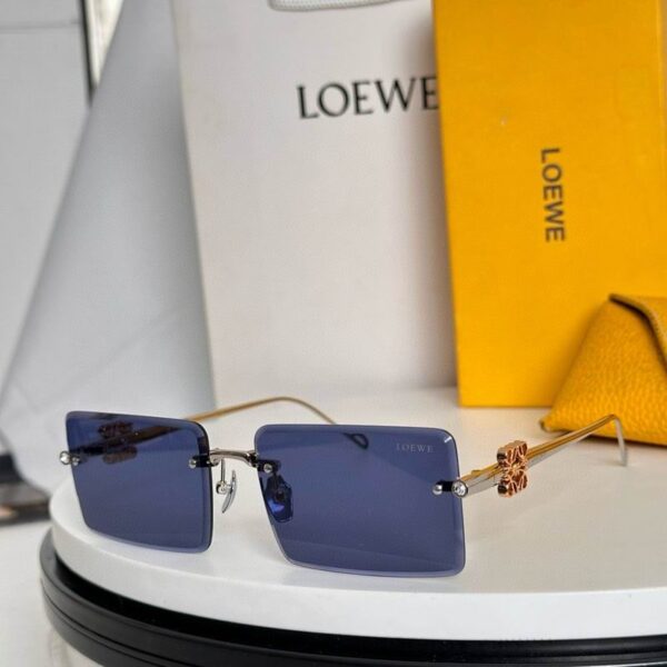 LOEWE Luxury UV Protection Rectangle Sunglasses