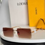 LOEWE Luxury UV Protection Rectangle Sunglasses