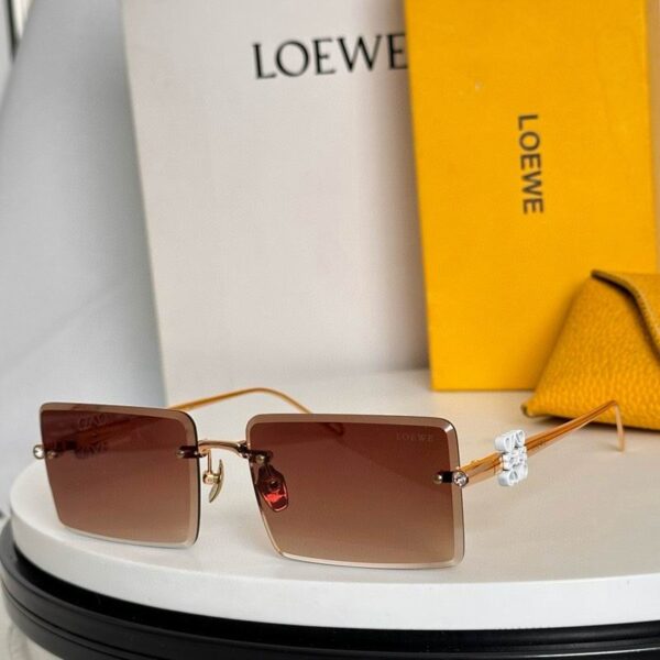 LOEWE Luxury UV Protection Rectangle Sunglasses