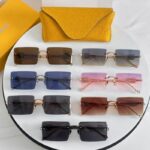 LOEWE Luxury UV Protection Rectangle Sunglasses