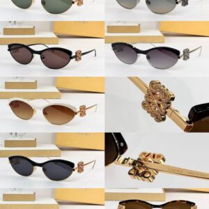 LOEWE Crystal Anagram Cat-Eye Sunglasses