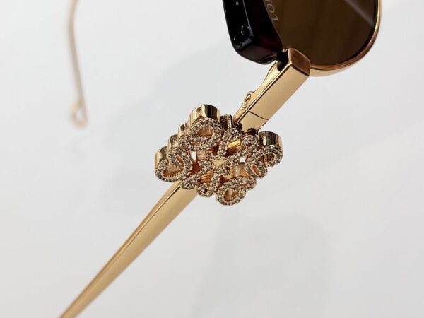 LOEWE Crystal Anagram Cat-Eye Sunglasses