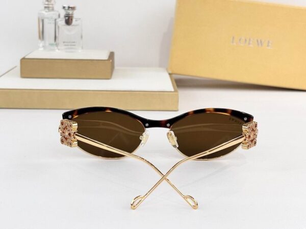 LOEWE Crystal Anagram Cat-Eye Sunglasses
