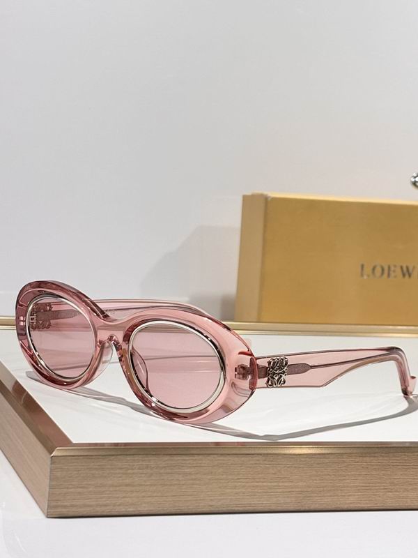 LOEWE Gold Trim Oval Sunglasses