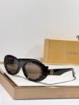 LOEWE Gold Trim Oval Sunglasses