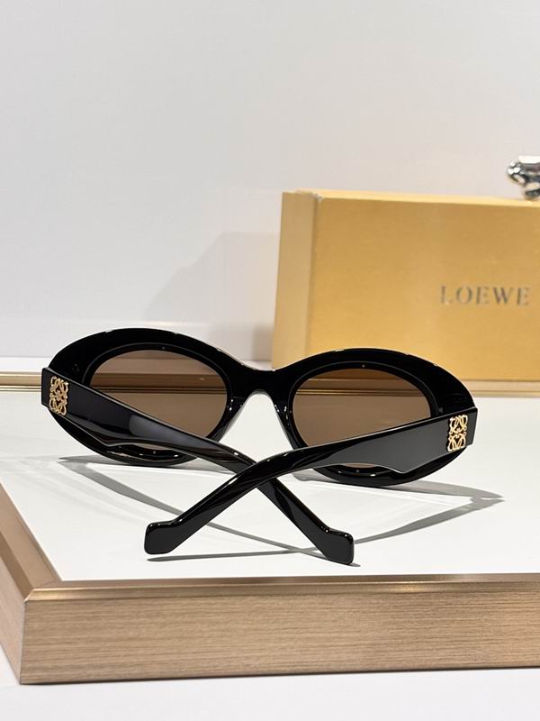 LOEWE Gold Trim Oval Sunglasses