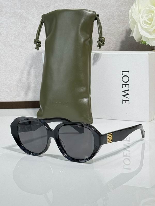 LOEWE Retro Slim Oval Cat-Eye Sunglasses